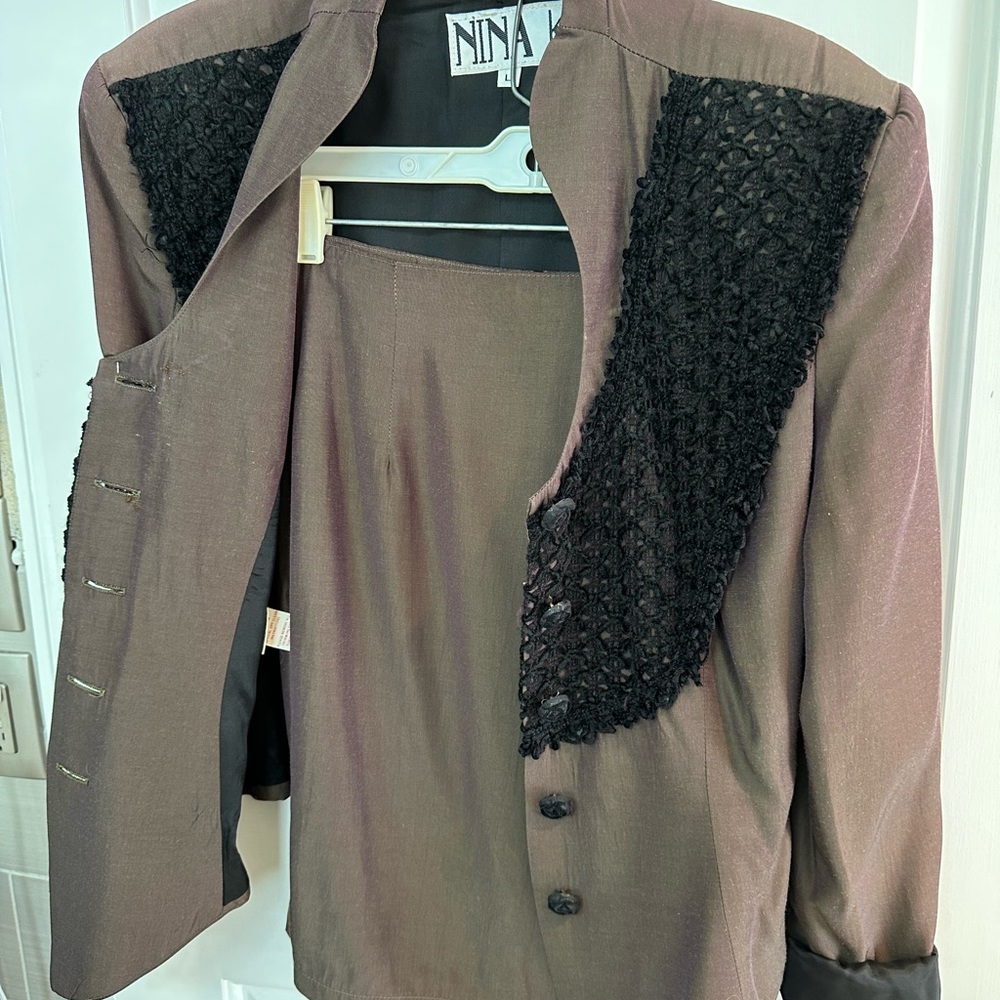 Nina K vintage 1980s suit.